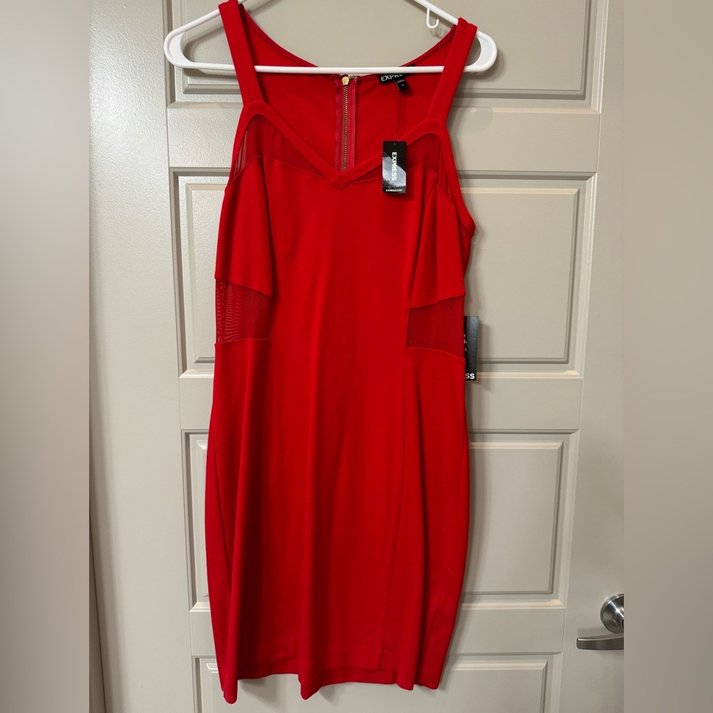 Brand new with tags red Express dress.
